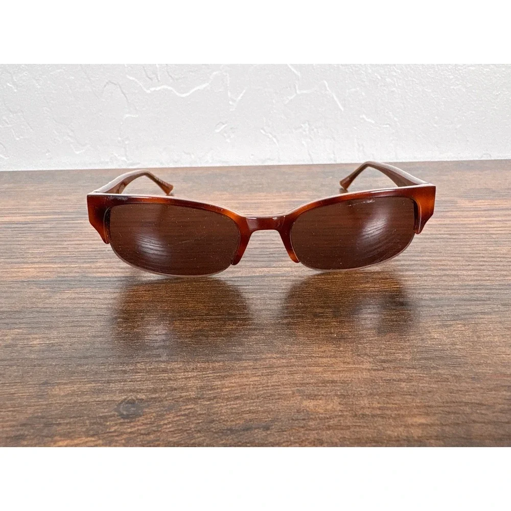 Judith Leiber JL1701 02 Brown Tortoise Crystal Embellished Sunglasses Italy - Picture 2 of 8